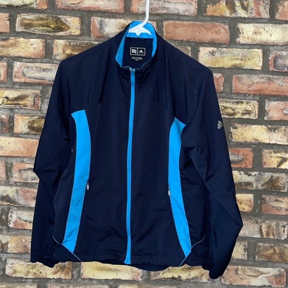 Adidas Jackets \u0026 Coats | Adidas Climaproof Windrain Jacket Womens Small | Color: Blue | Size: S | Chatereaux's Closet